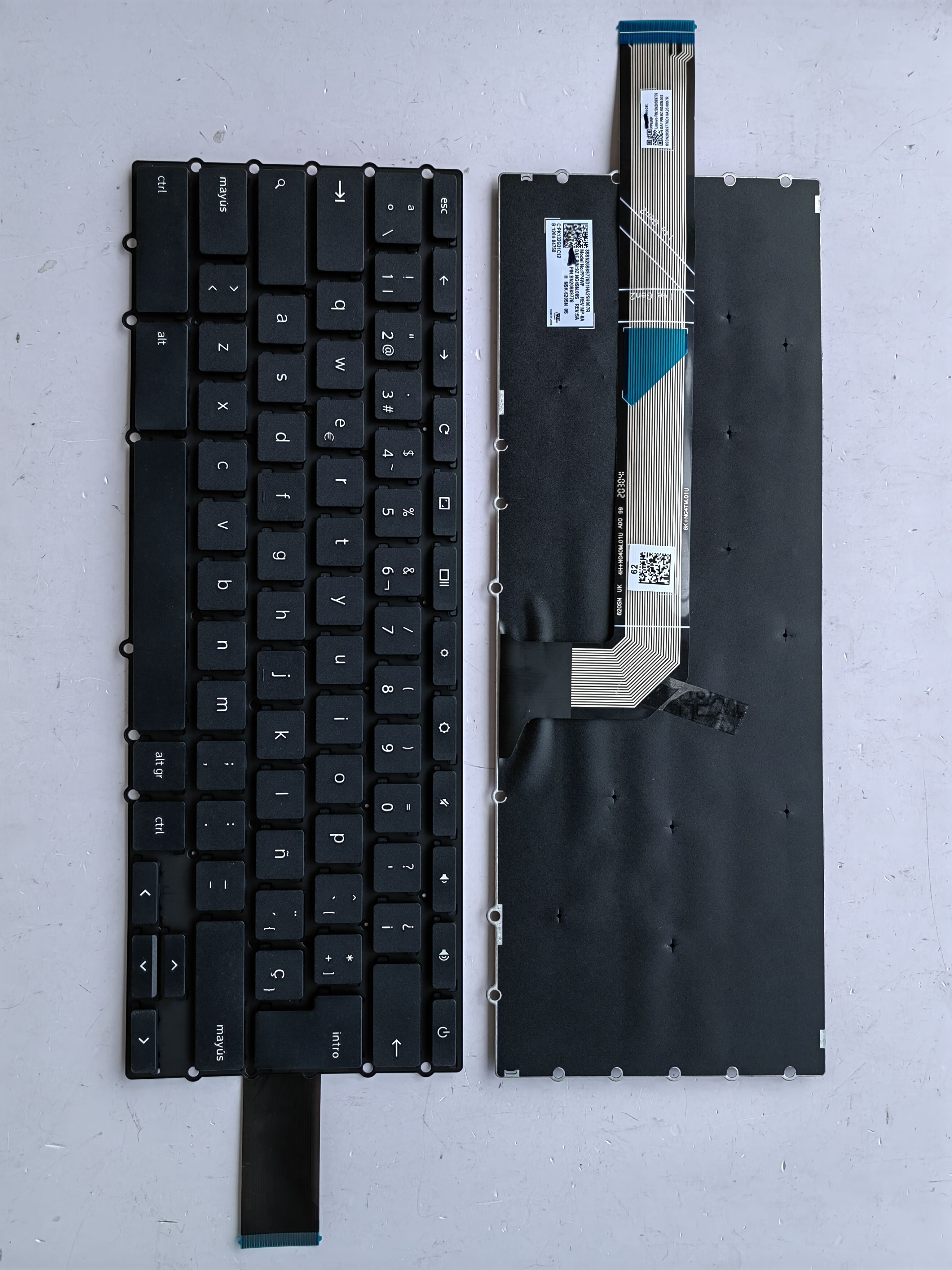 Picture of New Replacement Laptop Keyboard For LENOVO C340-14 Google version with switch/Chromebook 14e gen2 BLACK SP Layout